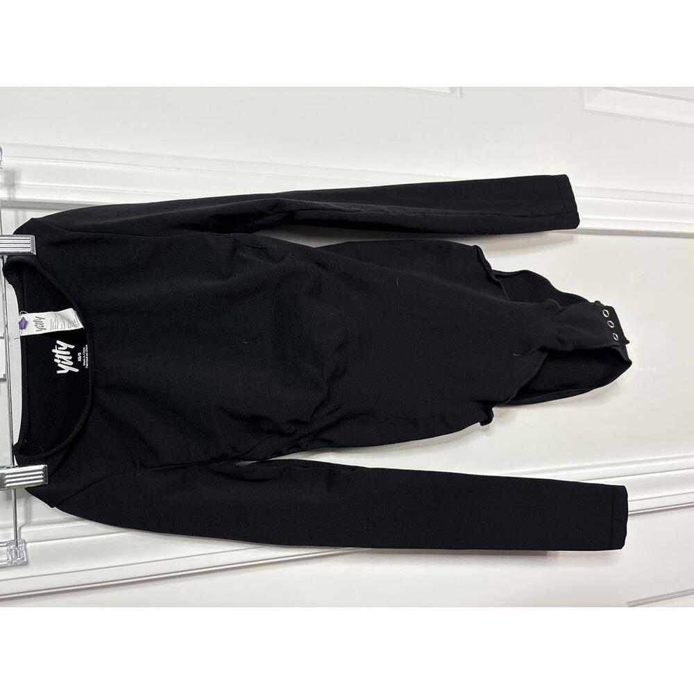 Yitty Black Long Sleeve Bodysuit XS/S 393